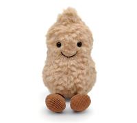 HQRKOTM 1 PCS Peluche a forma di nocciolina, peluche morbido a forma di nocciolina,15 cm,materiale pelu-che corto, imbottitura in cotone PP,decorazione carina adatta alla misura del piede dei bambini