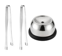 HQRKOTM 1 Pezzi Perforatore per Uova,Egg Piercer,Buca Uova,Punture Di Uova,Perforatrice per Uova In Acciaio Inox,Piercing per Uova,Pelapatate per Uova Sode, con 2 pezzi Fermaglio per uovo