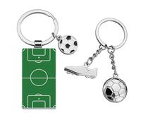 HQRKOTM 2 Pcs Portachiavi da Calcio,Portachiavi per Auto, Portachiavi Regalo Calcio, Portachiavi Calcio Euro, Souvenir Tifoso,Regalo Compleanno, juven-tus portachiavi