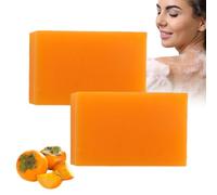 HQRKOTM 2 PCS Sapone Di Cachi, Sapone Per Il Corpo Dei Cachi Naturali Per Gli Anziani Odore,Per Odore Per Il Corpo, Sottili Ca-chis Pulizia Che Barra Idratante, Cola Tutti I Tipi Pelle