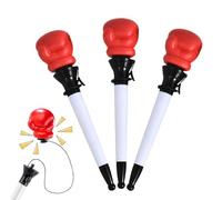HQRKOTM 3 Pezzi Penne per Bambini,Penna a sfera Bounce,Unici Gadget Regali per Amico Collega,Forma del pugno