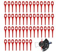 HQRKOTM 50 pezzi lame di ricambio compatibili per tosaerba Einhell coltelli di ricambio tagliabordi in plastic