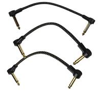 HQRP 0.6cm Ts Strumento Cavo Basso Amp 6.35mm Jack Maschio Stereo per Chitarra