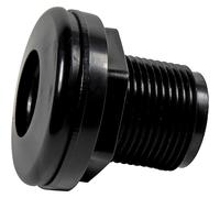 HQRP 1/2 ABS Plastica Paratia Montaggio Doppio Filettato Acqua Tank Connettore