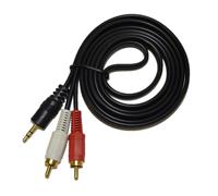 HQRP 1.2m Audio Stereo Y Cavo Splitter 1-Mini 3.5mm A 2 Rca Spina Male Adapter