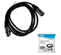 HQRP 1.8m Cavo femminile XLR a maschio XLR 3 poli Compatibile con RODE NT1000, NT2-A Microfono