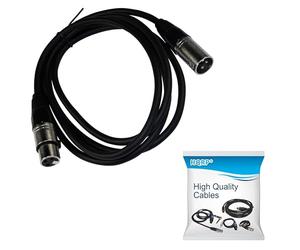 HQRP 1.8m Cavo femminile XLR a maschio XLR 3 poli Compatibile con RODE NT1000, NT2-A Microfono