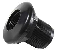 HQRP 1 " ABS Plastica Paratia Montaggio Doppio Filettato Acqua Tank Connettore