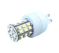 HQRP 100-240V AC 2.3W G9 Base 36 LED SMD3528 Bianco Freddo 6000-7000K Lampadina
