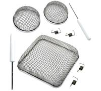 HQRP 2.8 " Rv Fornace Sfiato Cover E 4.5 " x4.5 " Acqua Riscaldamento Batteria