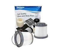 HQRP 2-pacco Filtro compatibile con Black & Decker DUSTBUSTER VF90 / 90552433 / N566707 per PV1225N PVF110 PHV1210 PHV1810 PV1020L PV1420L PV1820L PV1825N PV9625N PV1200AV PD11420L Aspirapolvere