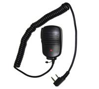 HQRP 2 Pin Ptt Mini Altoparlante Microfono per Kenwood NX Th- TK Serie Due-Vie