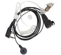 HQRP 2 Pin Mani Libere Acustico Tubo, Auricolare Ptt Mic per Kenwood Radio