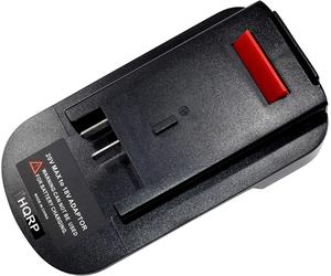 HQRP 20V Batteria Adattatore per Black & Decker 18V Ni-Cad NI-MH Convertitore