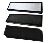 HQRP 2x Vero Filtro Hepa Y & 4x Filtri Carbone per Black&decker Mid Torre Bxflty