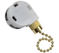 HQRP 3-Speed Soffitto Ventola Interruttore, 4-Wire, Funzione L-1-2-3, L-2-3,