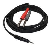 HQRP 3M 1/8 Trs a Doppio 1/4 Ts Cavo Per Behringer Xenyx 1002B Mixer