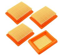 HQRP 4 Filtri Aria Compatibile con Stihl 4134 141 0300/4134-141-0300 per STIHL FS120 FS200 FS250 FS300 FS350 FS400 FS450 BT120 BT120C FR350 FR450 HT250 KM130 Decespugliatore Trimmer, Misuratore Sole