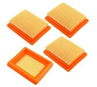 HQRP 4-Pacco Elemento del Filtro Aria Compatibile con Husqvarna 521642101/521 64 21-01 per Husqvarna 243R 243RJ 253R 253RB 253RJ 543RS 553RBX 553RS Tagliabordi, Misuratore Sole