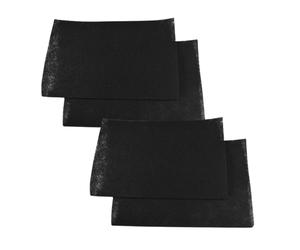 HQRP 4-Pack Filtri a carbone attivo Compatibile con i modelli di cappa a microonde sopra la gamma di Kitchen Aid e Whirlpool W11213882 Filtri aria di ricambio per forno a microonde