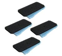 HQRP 4-pack grossolana e fine pre-filter Pads per Sunterra 320106 337106 prefiltro pompa, colore: Blu e Nero filtri di ricambio + HQRP sottobicchiere
