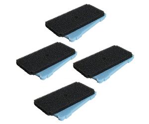 HQRP 4-pack grossolana e fine pre-filter Pads per Sunterra 320106 337106 prefiltro pompa, colore: Blu e Nero filtri di ricambio + HQRP sottobicchiere