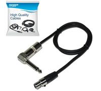 HQRP 4-Pin Mini TA4F a Retto 0.6cm Strumento Cavo Per Shure WA304