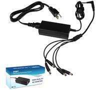 HQRP 4 Porta AC Alimentatore Adattatore Per CCTV Fotocamere 12V 5A + Splitter