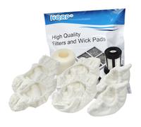 HQRP 6pcs Kit Microfibra Vapore Mop Pastiglie per Oreck STEAM100 STEAM100LRH