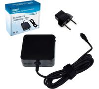 HQRP Adattatore AC USB-C Caricatore Rapido USB PD Nero 45W 5V-20V 2.25A