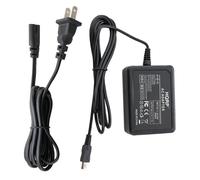 HQRP Adattatore Ca Caricabatterie per Samsung HMX-H320, HMX-Q10, HMX-Q10BN,