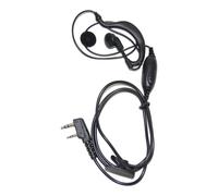 HQRP Auricolare Cuffie Ptt Mic per Kenwood TK-3230,TK-3230XLS,TK-3302,TK-3312