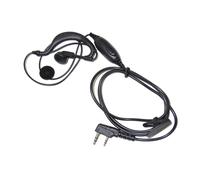 HQRP Auricolare Cuffie Ptt Mic per Kenwood TK-3360,TK-3400,TK-3402,TK-5220