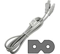 HQRP Bianco AC Potenza Cavo per Husqvarna Viking 1002LCD 1003LCD Design Diamante