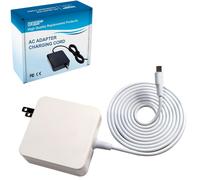 HQRP Caricabatterie Adattatore USB-C per GoPro AWALC-002 Bianco Ricambio