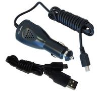 HQRP Caricabatteria da Auto+Cavo USB per GOPRO HERO3 Eroe 3 CHDHX-301 CHDHN-301