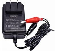 HQRP Caricabatterie intelligente completamente automatico da 6 V/12 V, sigillato, al piombo acido, compatibile con auto, camion, moto, clip a coccodrillo