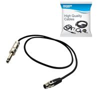 HQRP Cavo dello strumento Mini connettore 4 pin (TA4F) a 1/4 pollici (6,35 mm) Compatibile con Shure AXT100 / T1 / T1G / UT1 / SC1 / BLX1 / PG1 / PGX1 / PGXD1 / GLXD1 / QLXD1