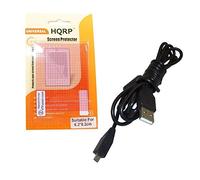HQRP Cavo USB compatibile con fotocamera digitale KODAK EASYSHARE C330, C340, C360, C433, C503, C513, C530, C533, C603, C643 + pellicola protettiva per schermo LCD