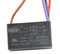 HQRP Condensatore CBB61 per Harbor Breeze Soffitto Ventola 4.5uf+4.5uf+6.6uf