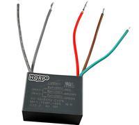 HQRP Condensatore CBB61 per Harbor Breeze Soffitto Ventola 5uf+6uf+7uf 5-Wire