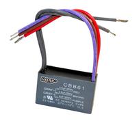 HQRP Condensatore Motore per Hampton Bay Soffitto Ventola 2.5uF+ 3.5uF+ 4uF,5