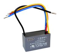HQRP Condensatore Motore per Hampton Bay Soffitto Ventola 3uF+3.5uF+6uF 4-Wire