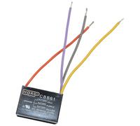 HQRP Condensatore per Hampton Bay Soffitto Ventola 4.8uf+6uf+6uf 4-Wire