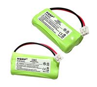 HQRP Confezione da 2 batterie per telefono cordless compatibili con VTECH BT183348 BT283348 89-1326-00-00 89-1300-00-00 8913260000 89-1300-01-00 89-1330-01-00 Ricambio