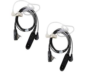 HQRP Confezione da 2 connettori ovali a pin per montaggio a mani libere, con auricolare e microfono, compatibili con dispositivi radio Motorola HT Series HT750 HT1250 HT1250LS HT1550 HT1550XLS HT