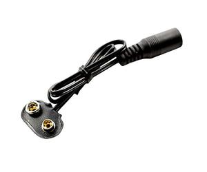 HQRP - Connettore a scatto per batteria da 9 V, compatibile con Visual Sound 1 One Spot batteria clip convertitore di ricambio