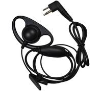 HQRP D Forma Auricolare Cuffie Per Motorola ECP-100 PR-400 Mag Uno BPR-40 EP-450
