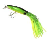 HQRP Esche Da Pesca Gialle 5.5" 1.5oz Polpo Squid Da Traina Hard Tackle 1 Pz
