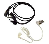 HQRP Esterna Orecchio Loop 2-Pin Cuffie Con Ptt Microfono Per Cobra Serie Radio